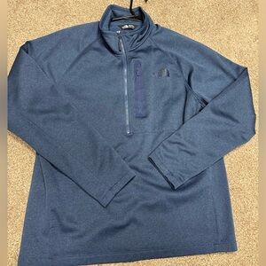 The north face half zip sweater for men size XL